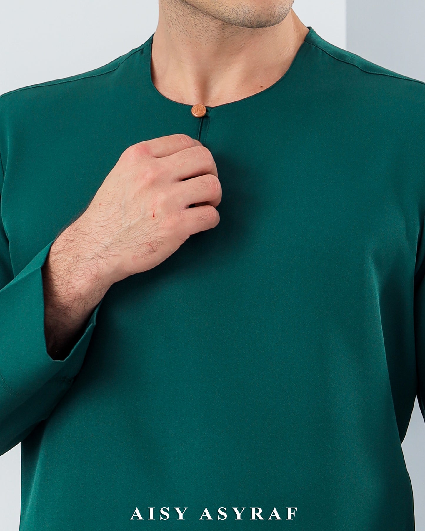 Baju Melayu Antalya - Emerald Green