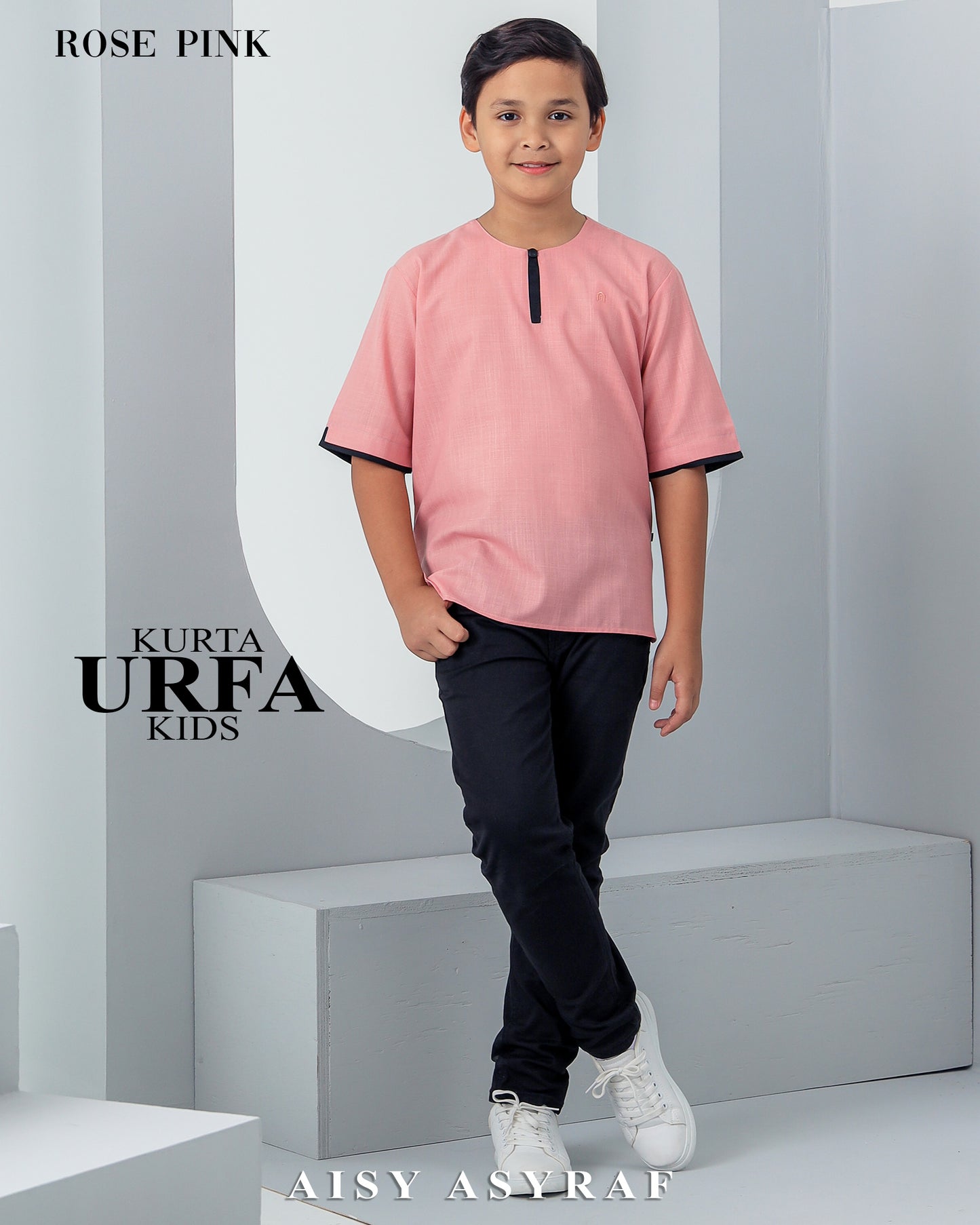 Kurta Urfa Kids - Rose Pink