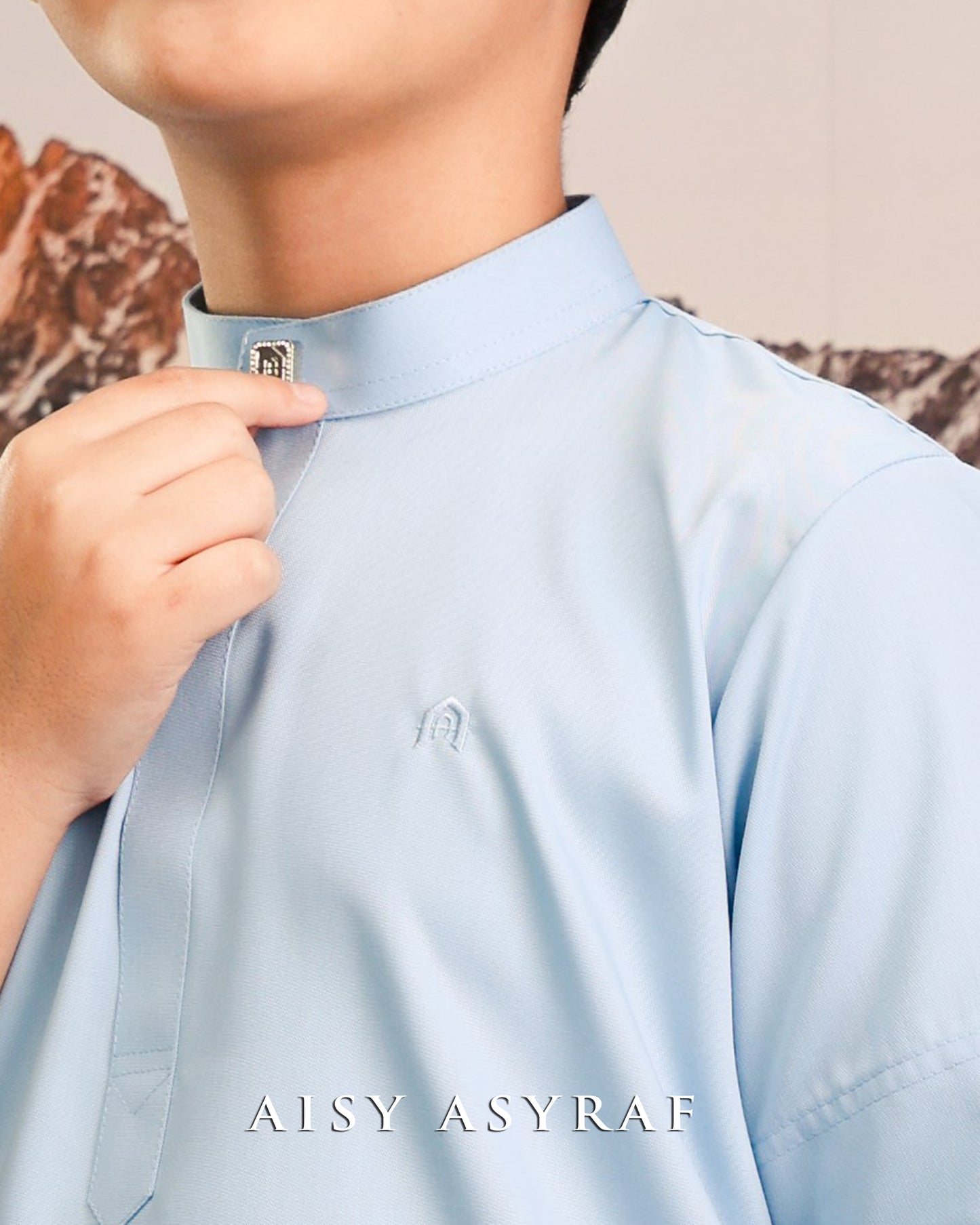 Kurta Kaffy Kids - Sky Blue