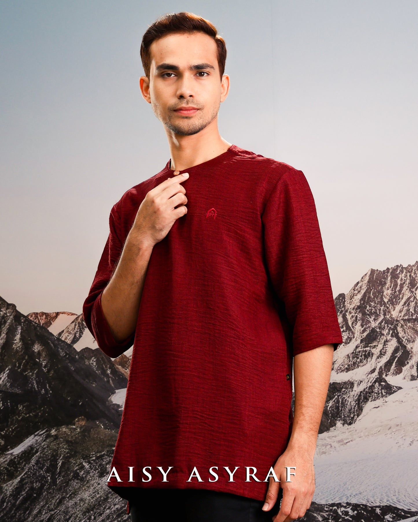 Kurta Ardian - Dark Maroon
