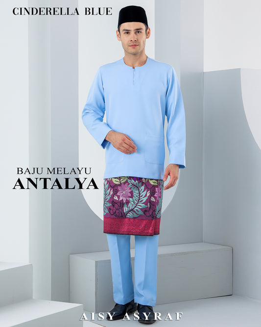Baju Melayu Antalya - Cinderella Blue