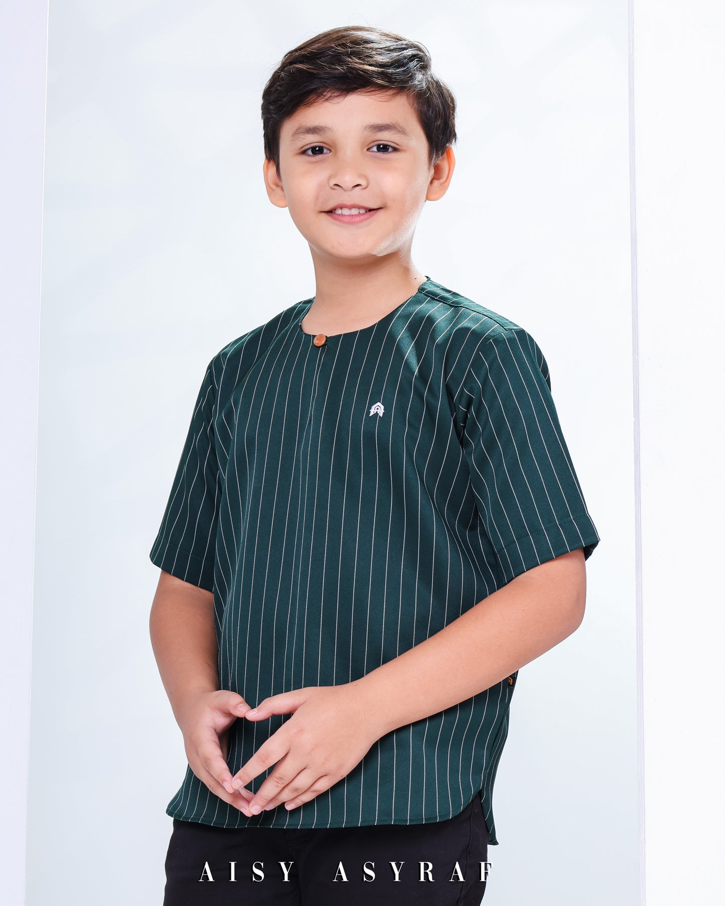 Kurta Nasz Kids - Emerald Green
