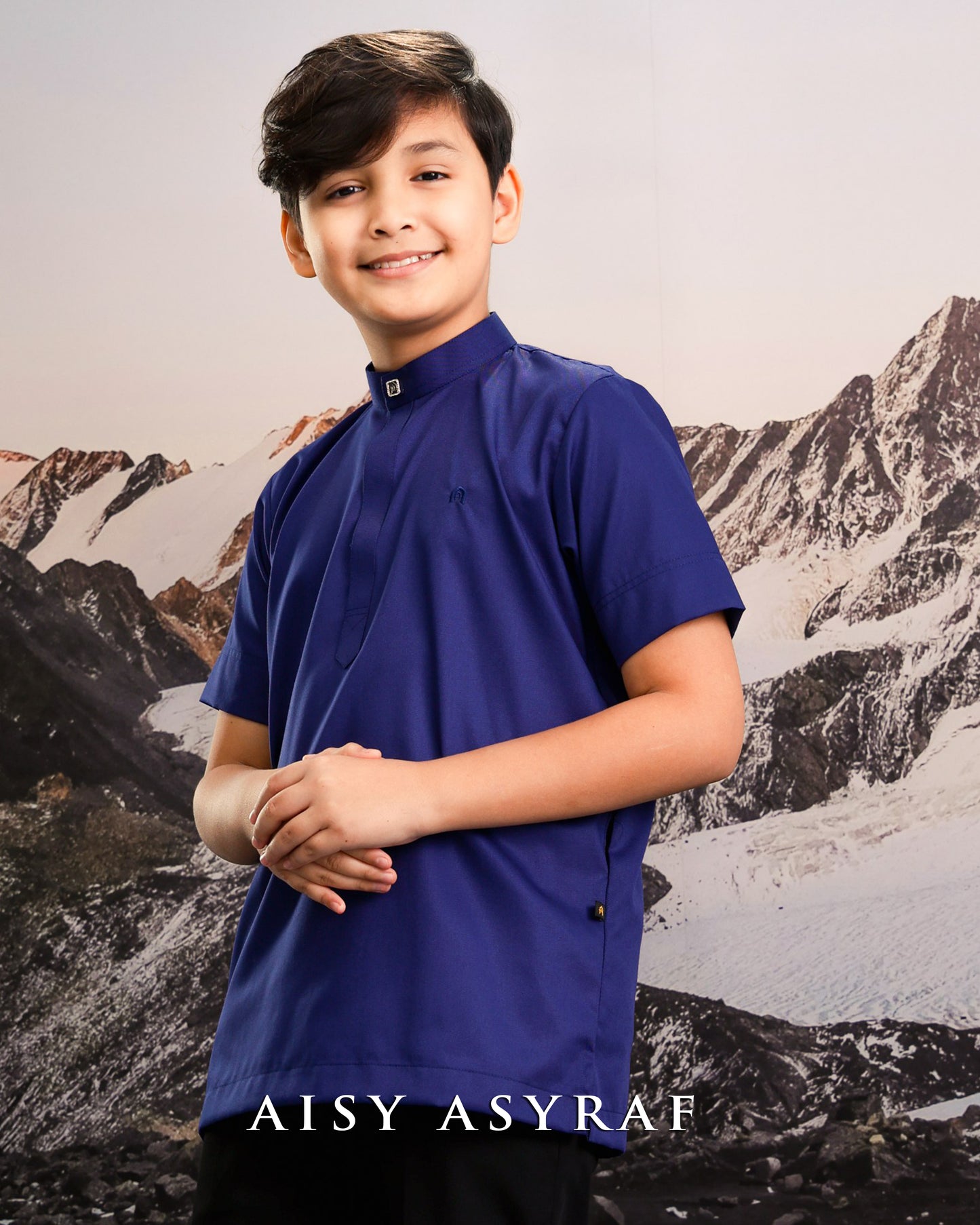 Kurta Kaffy Kids - Navy Blue