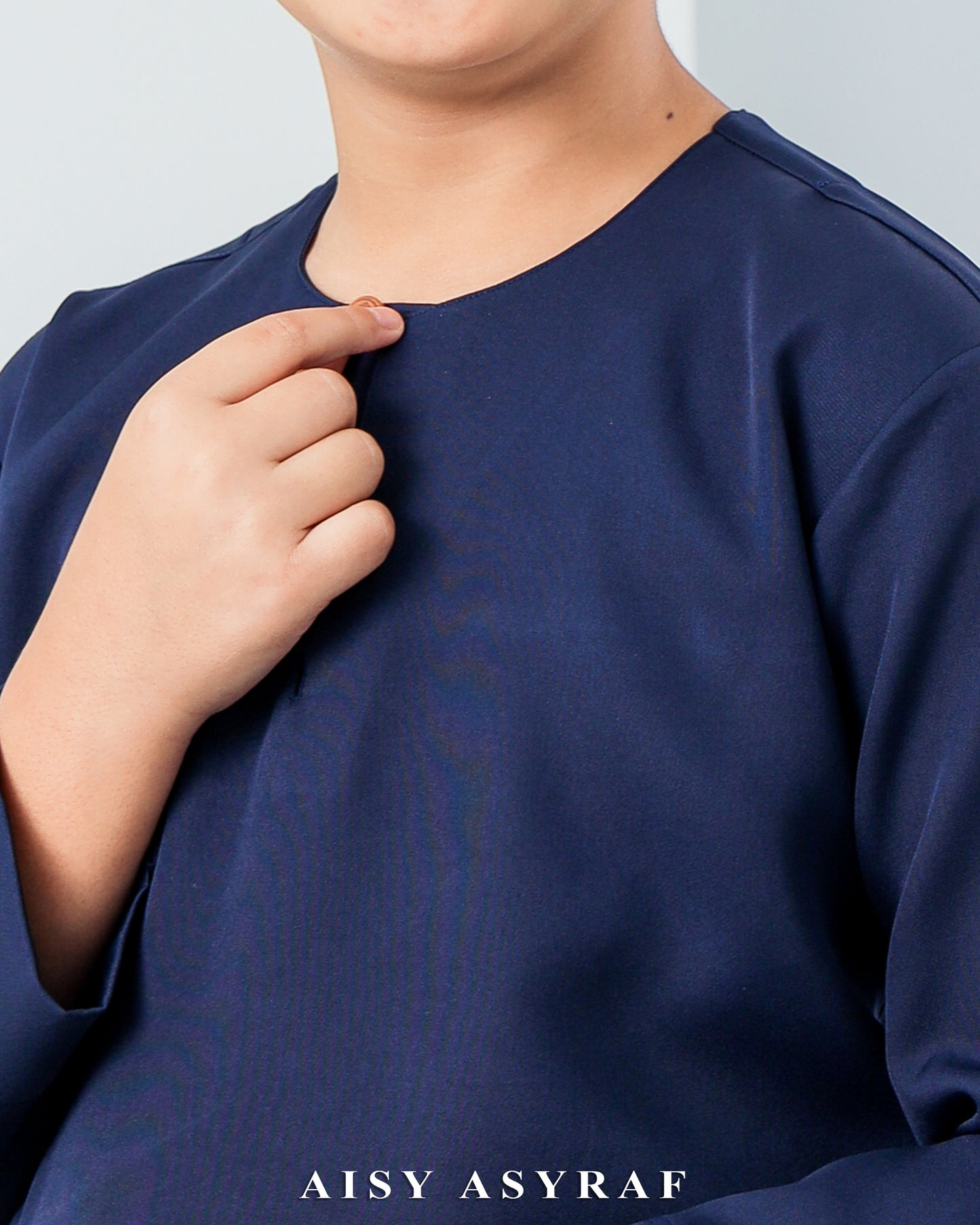 Baju Melayu Antalya Kids - Navy Blue