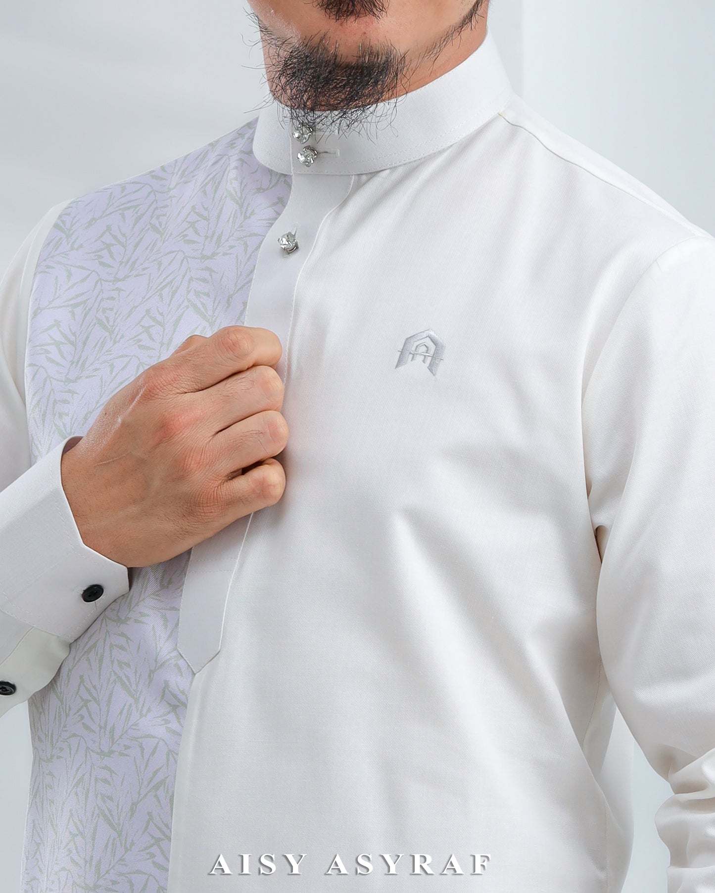 Kurta Nabeela Raya - Kod 47 (White Bamboo)