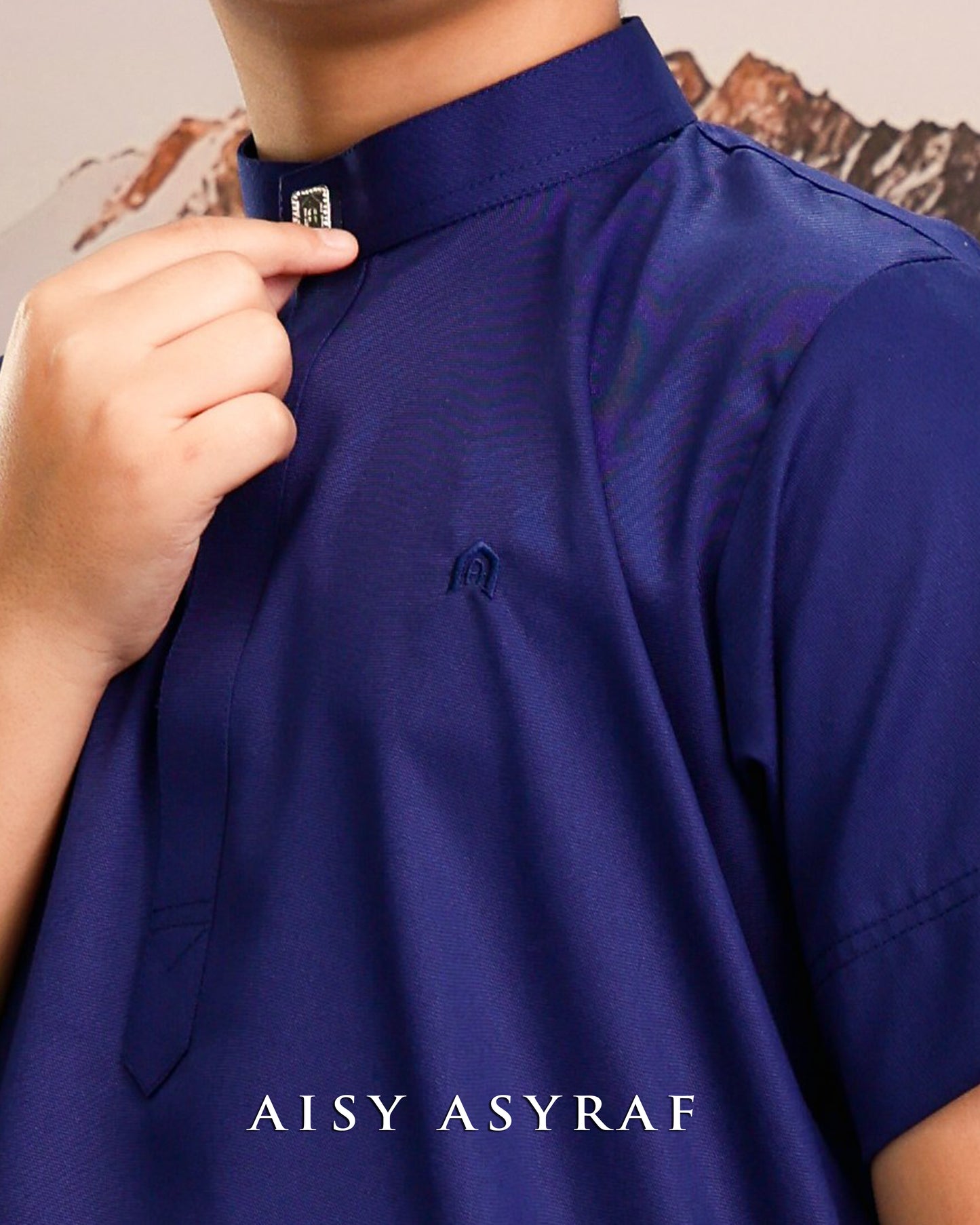 Kurta Kaffy Kids - Navy Blue