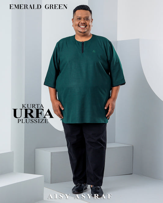 Kurta Urfa Plussize - Emerald Green