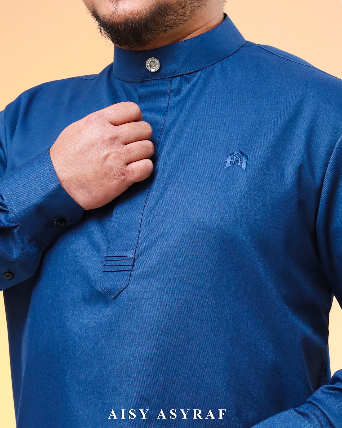 Kurta Hisari - Dark Blue