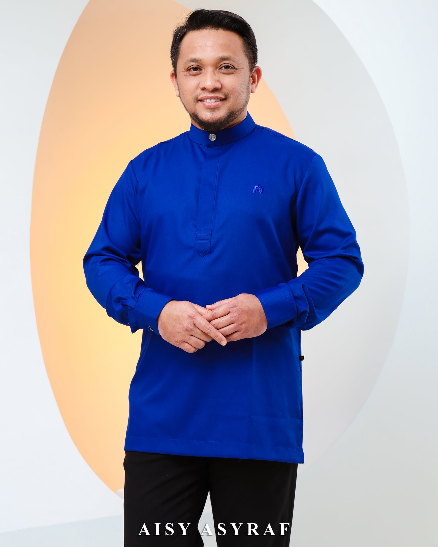 Kurta Hisari - Navy Blue