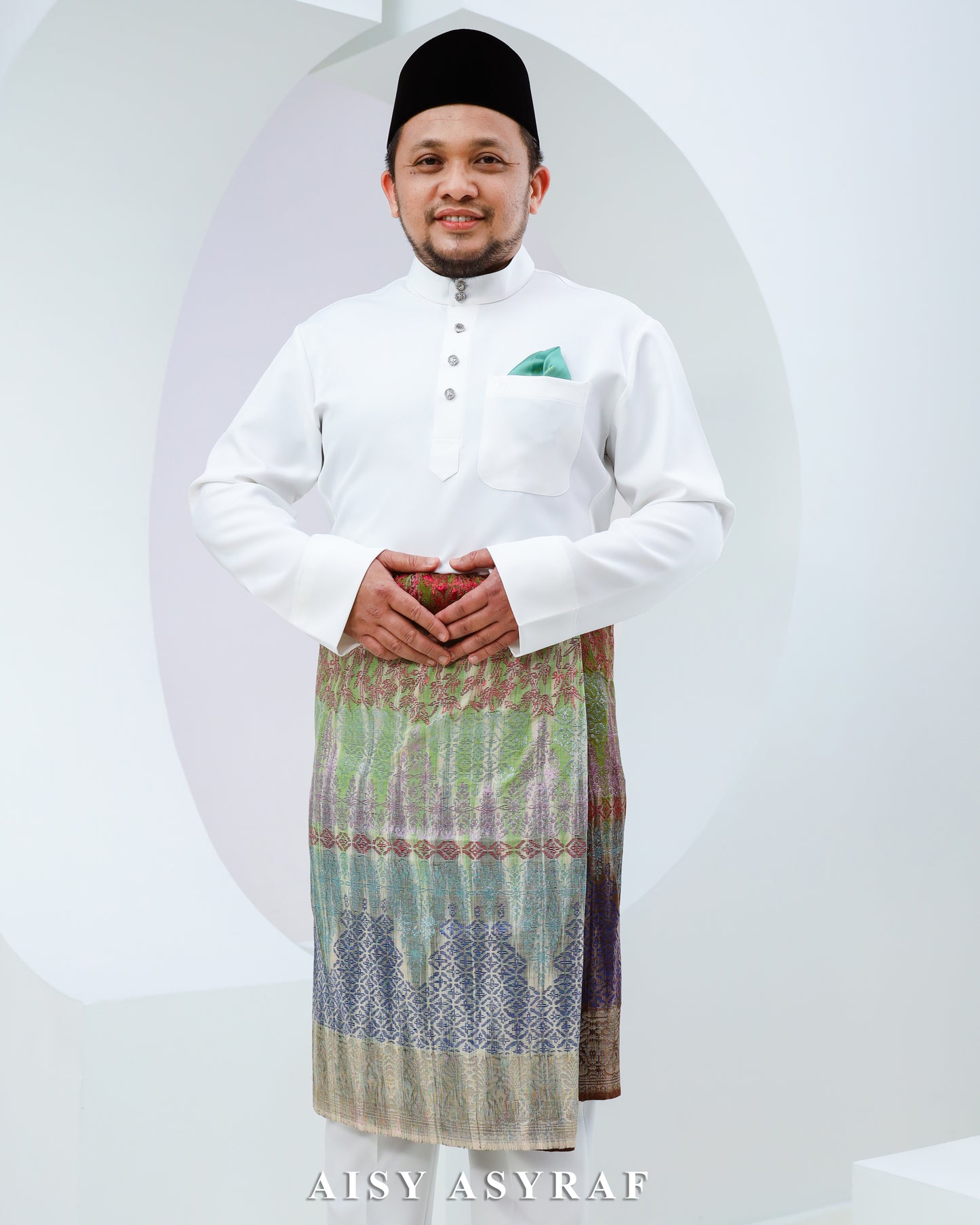 Baju Melayu Haseki - White