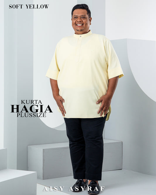 Kurta Hagia Plussize - Soft Yellow