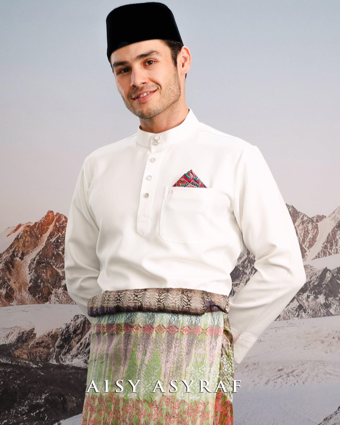 Baju Melayu Haseki - White