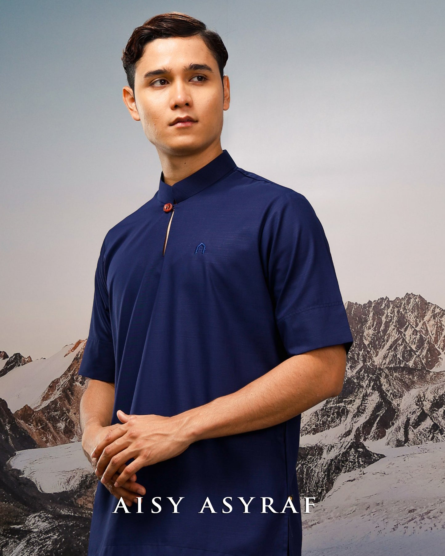 Kurta Andani - Navy Blue