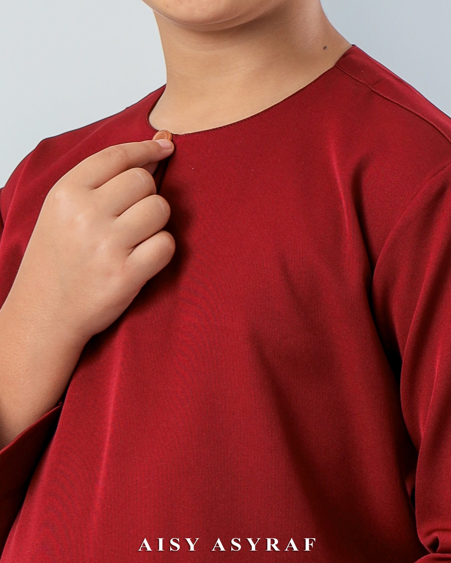 Baju Melayu Antalya Kids - Maroon