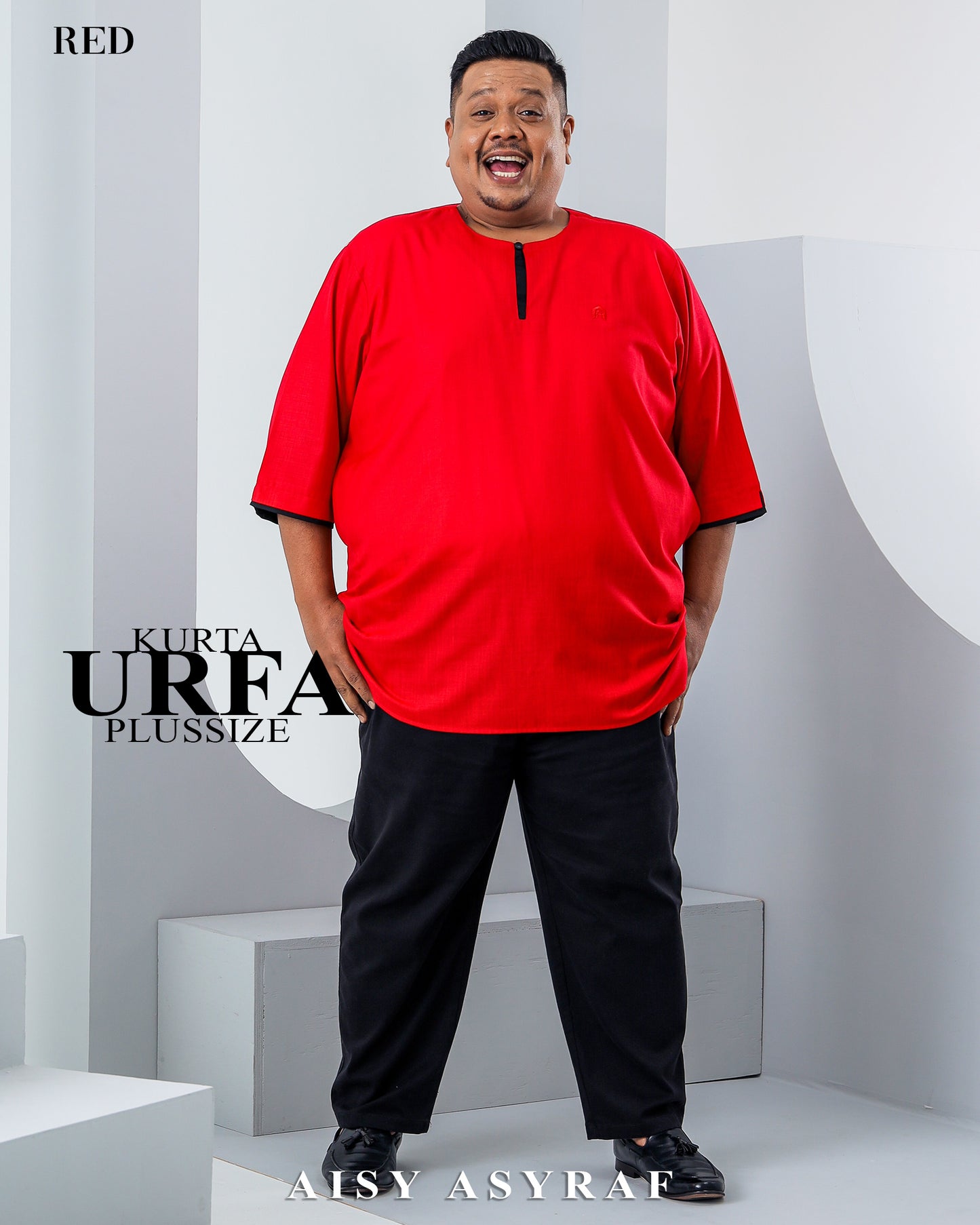 Kurta Urfa Plussize - Red