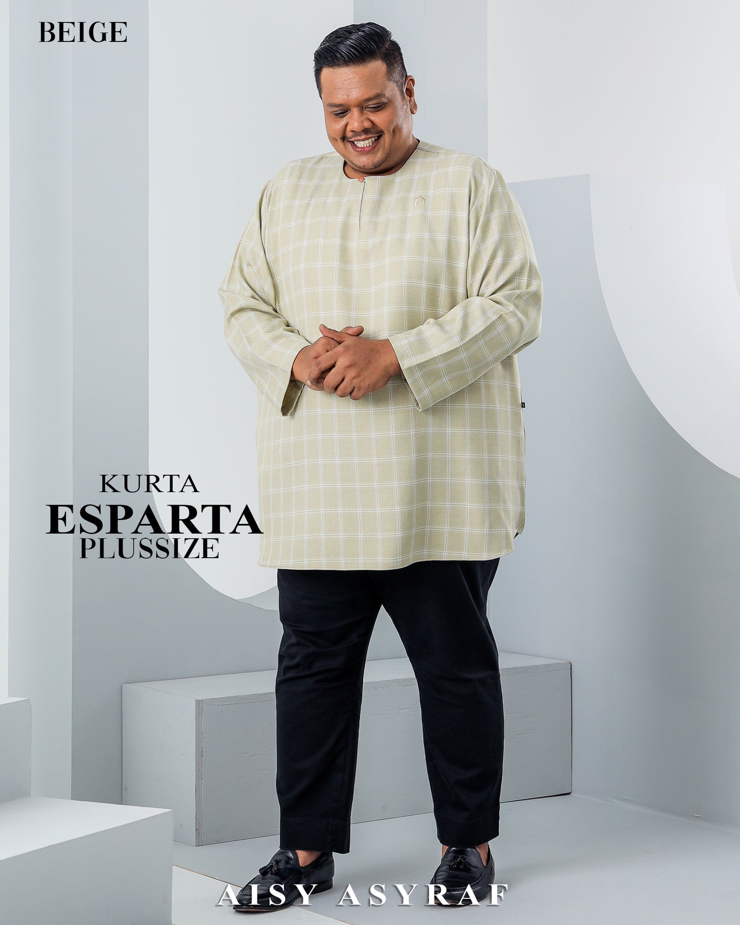 Kurta Esparta Plussize - Beige