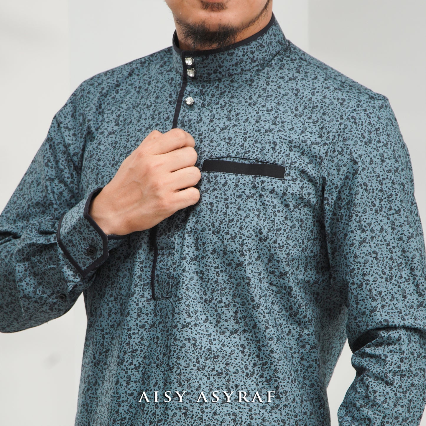Kurta AAEK (Aisy Asyraf Eksklusif) - Grey (NEW RELEASE)