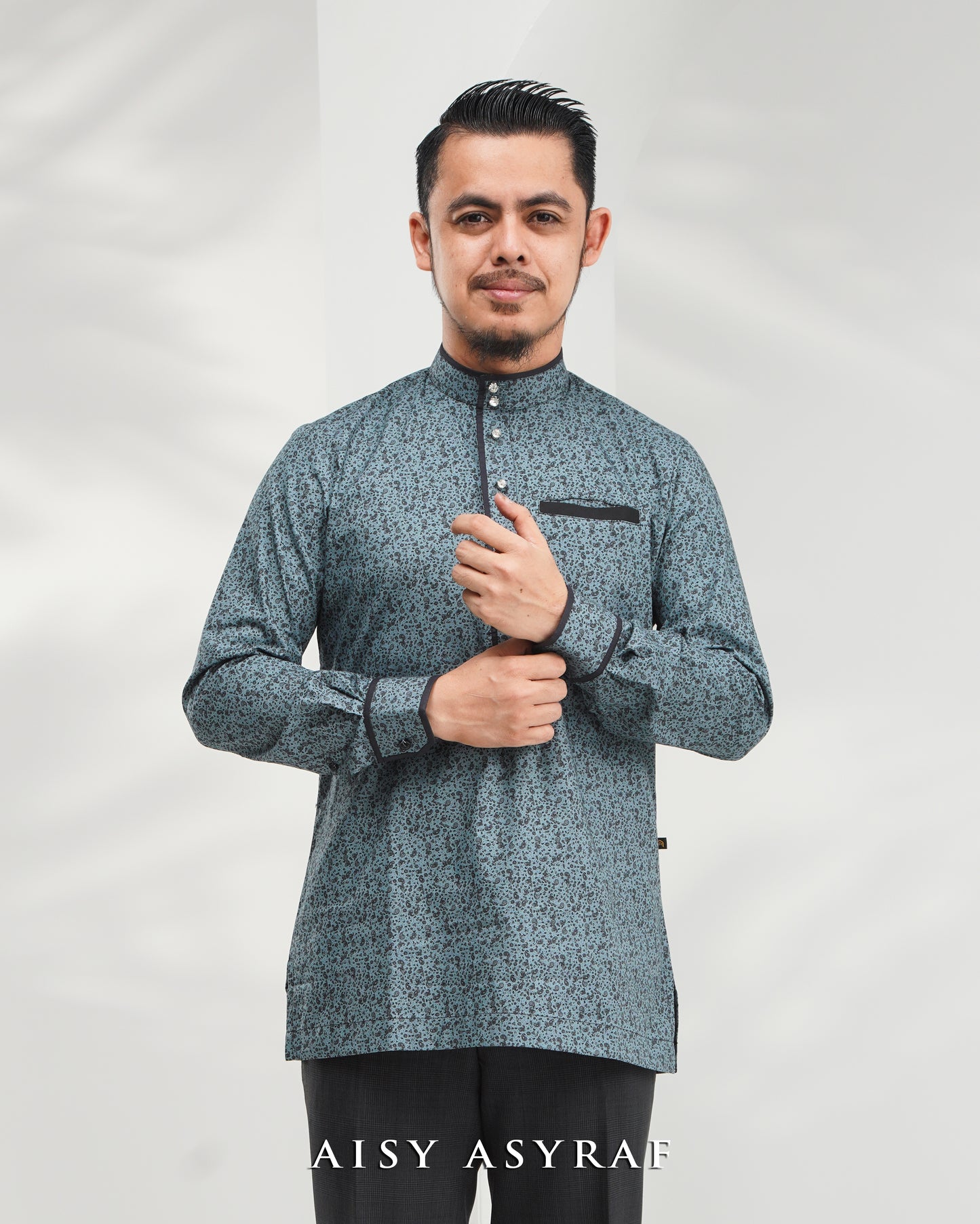 Kurta AAEK (Aisy Asyraf Eksklusif) - Grey (NEW RELEASE)