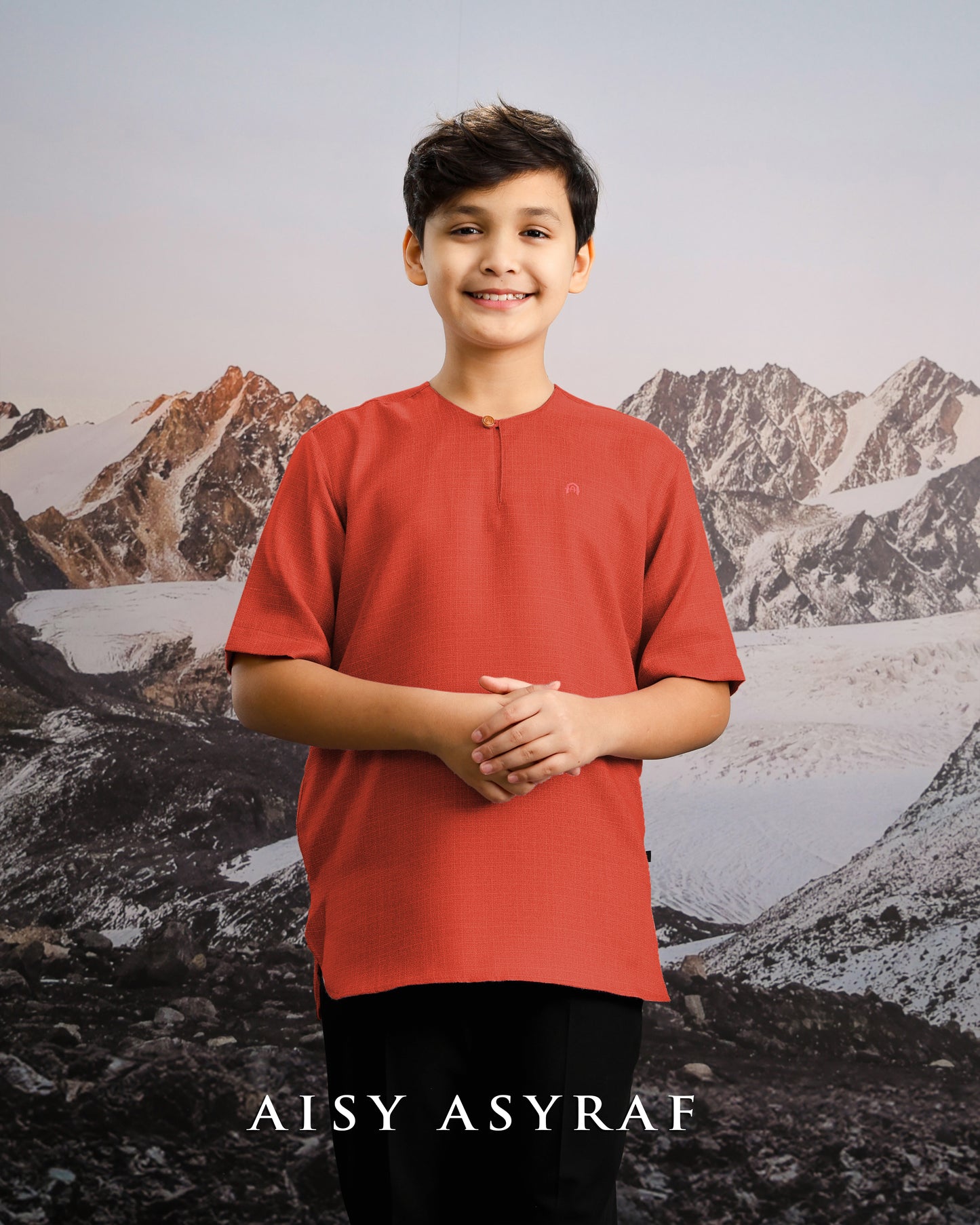 Kurta Khifnu Kids - Orange