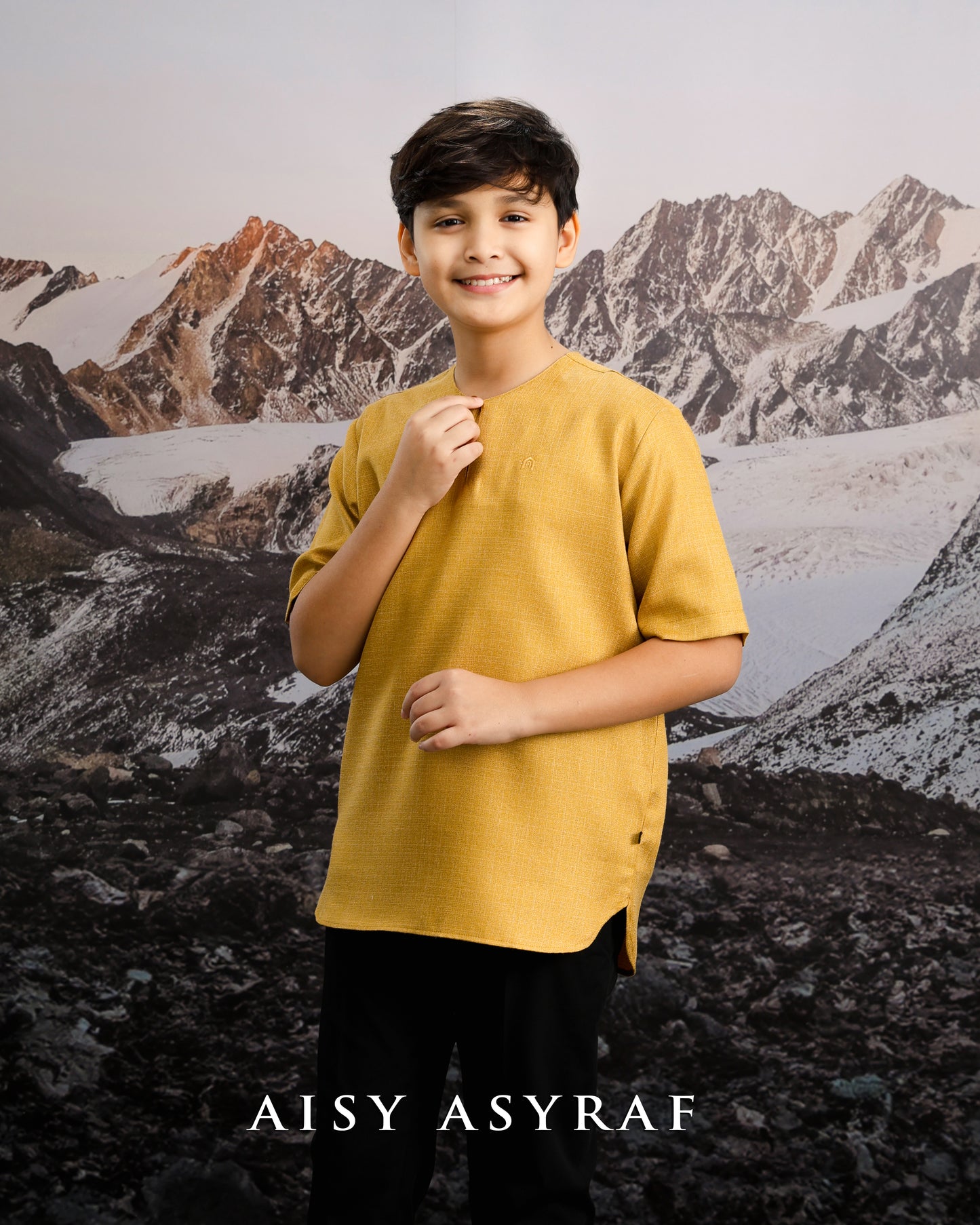 Kurta Khifnu Kids - Yellow