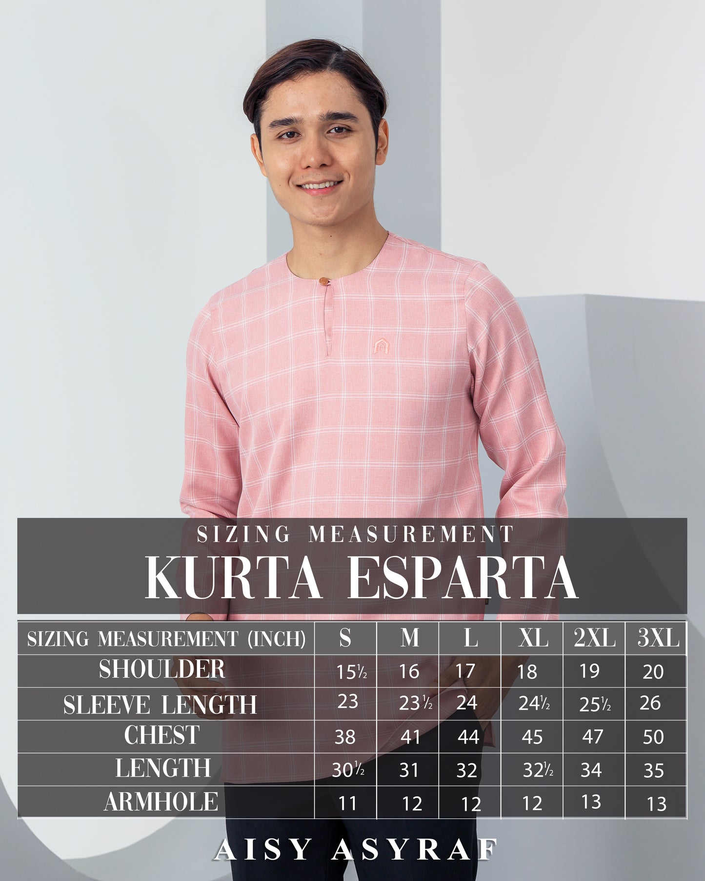 Kurta Esparta - Dusty Pink