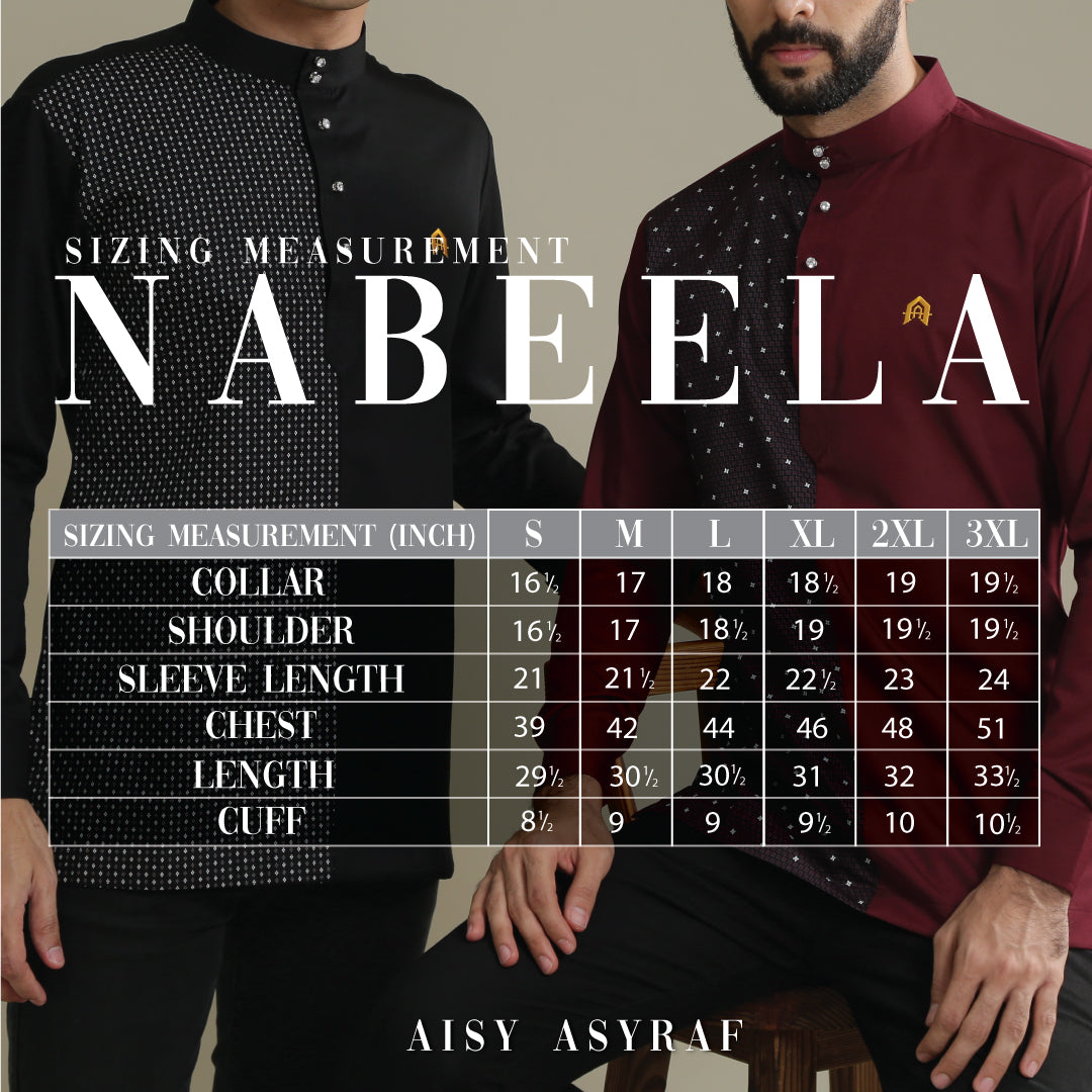 Kurta Nabeela - Kod 12 (Maroon Abstrak)