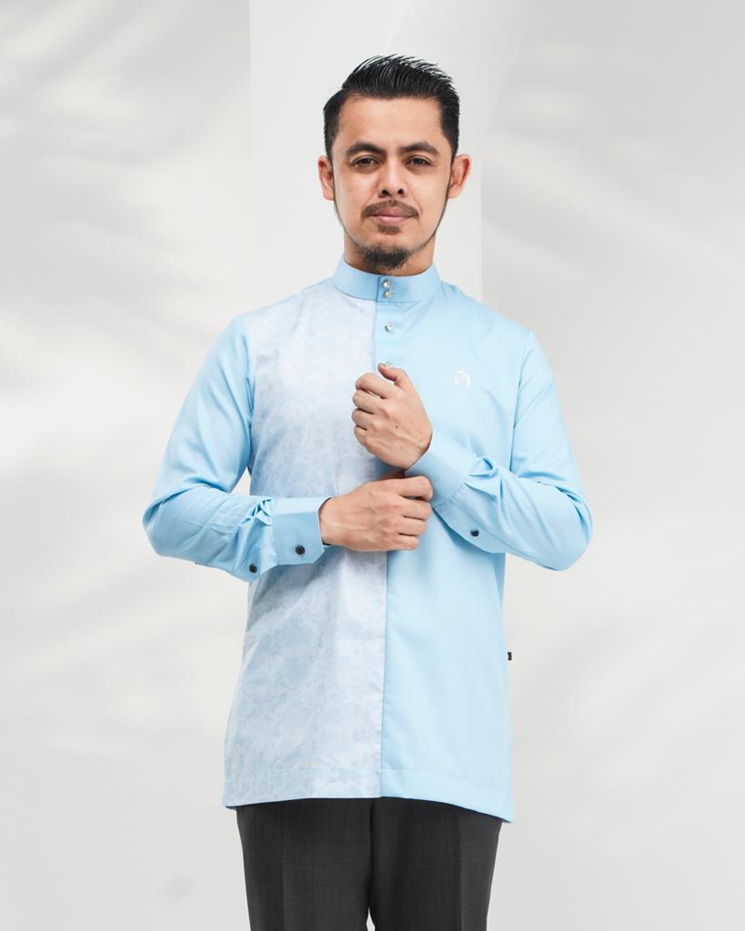 Kurta Nabeela - Kod 38 (Coral Blue) - NEW RELEASE