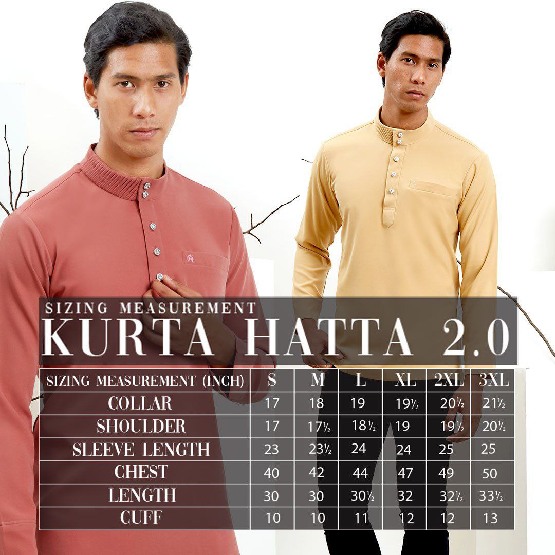 KURTA HATTA -LIGHT ORANGE