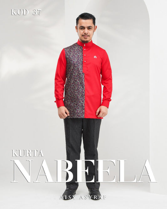 Kurta Nabeela - Kod 37 (Red Abstract)