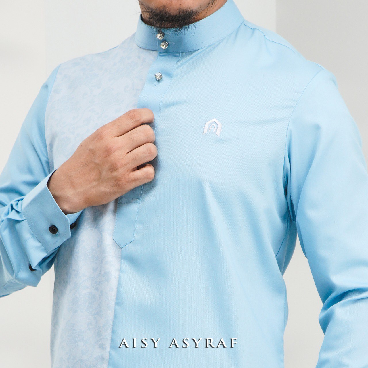 Kurta Nabeela - Kod 38 (Coral Blue) - NEW RELEASE