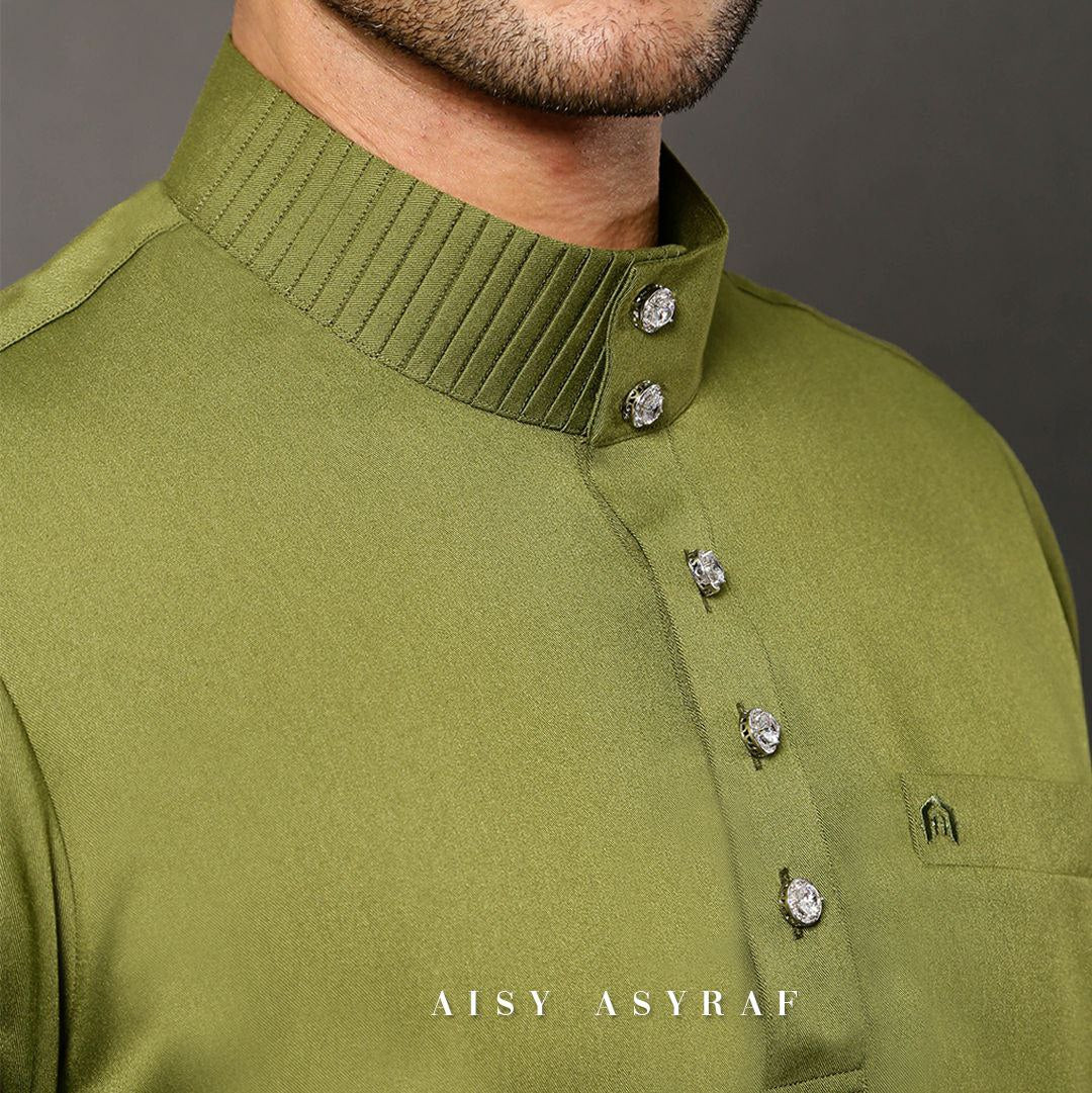KURTA HATTA- OLIVE GREEN