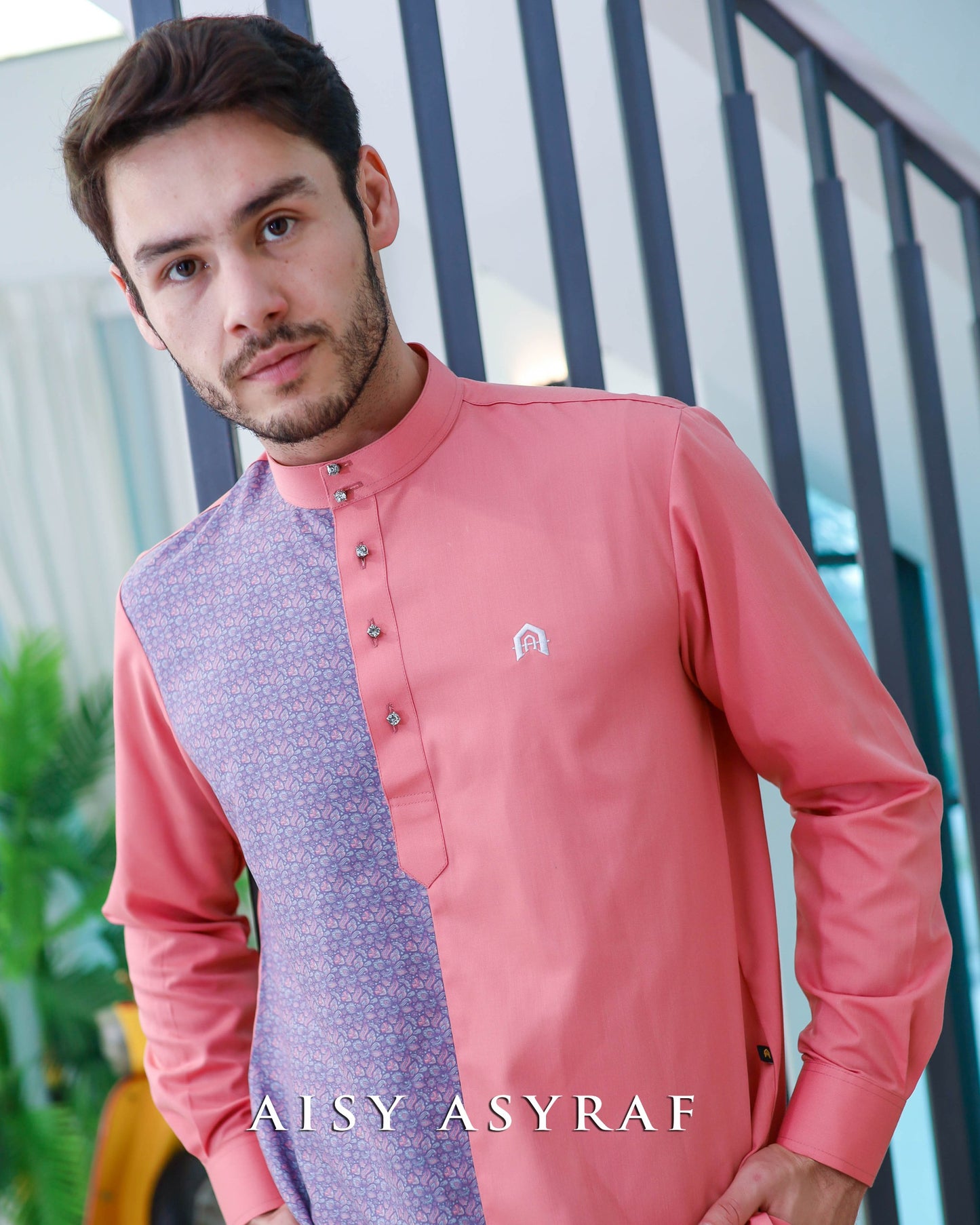 Kurta Nabeela Raya - Floral Pink