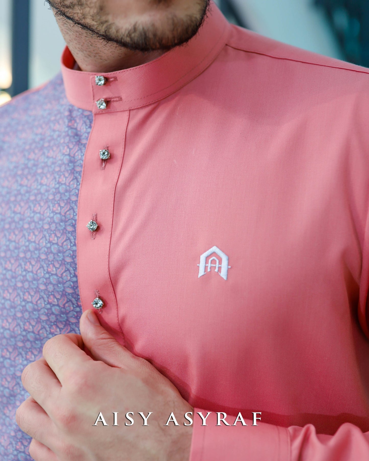Kurta Nabeela Raya - Floral Pink