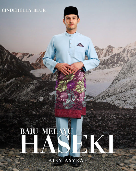Baju Melayu Haseki - Cinderella Blue