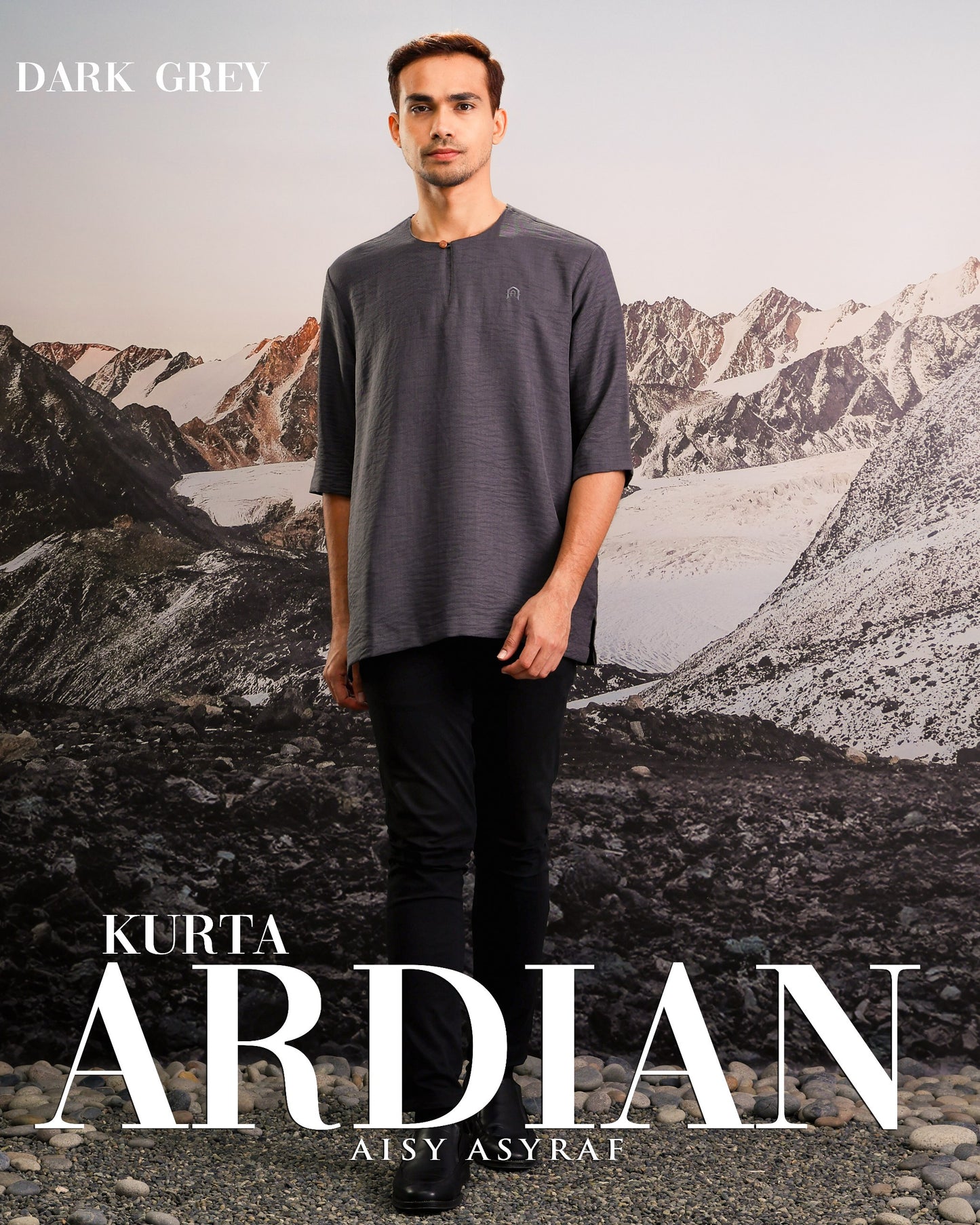 Kurta Ardian - Dark Grey