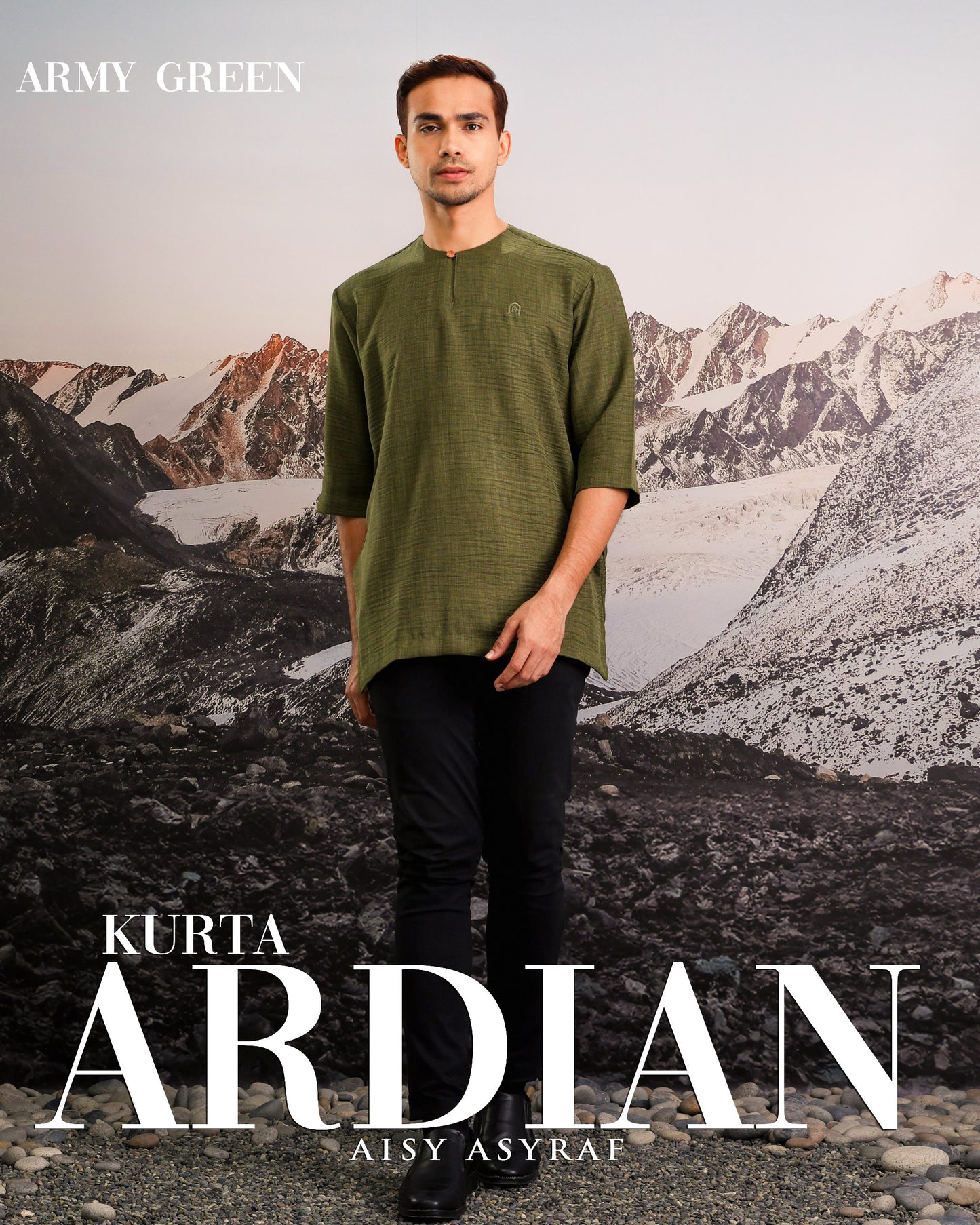 Kurta Ardian - Army Green