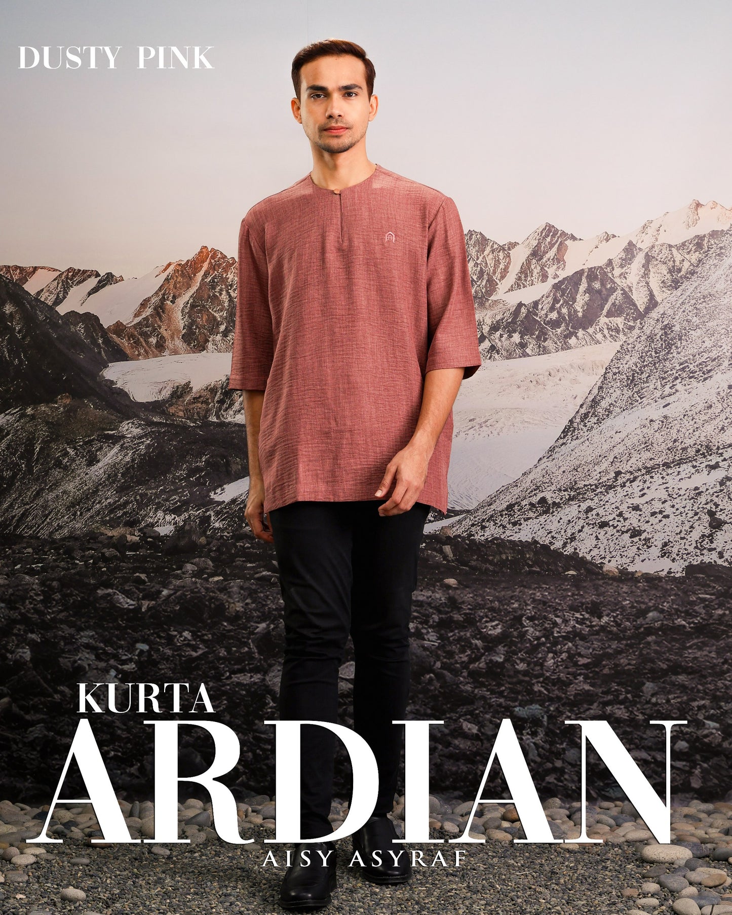 Kurta Ardian - Dusty Pink