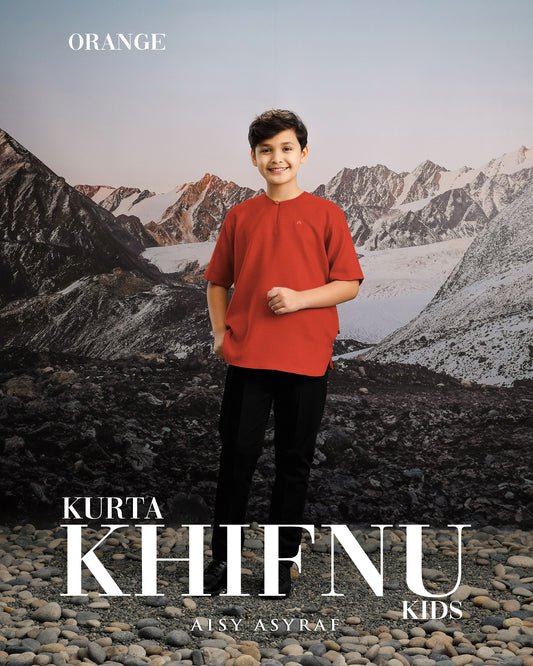 Kurta Khifnu Kids - Orange