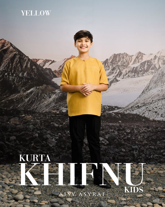 Kurta Khifnu Kids - Yellow