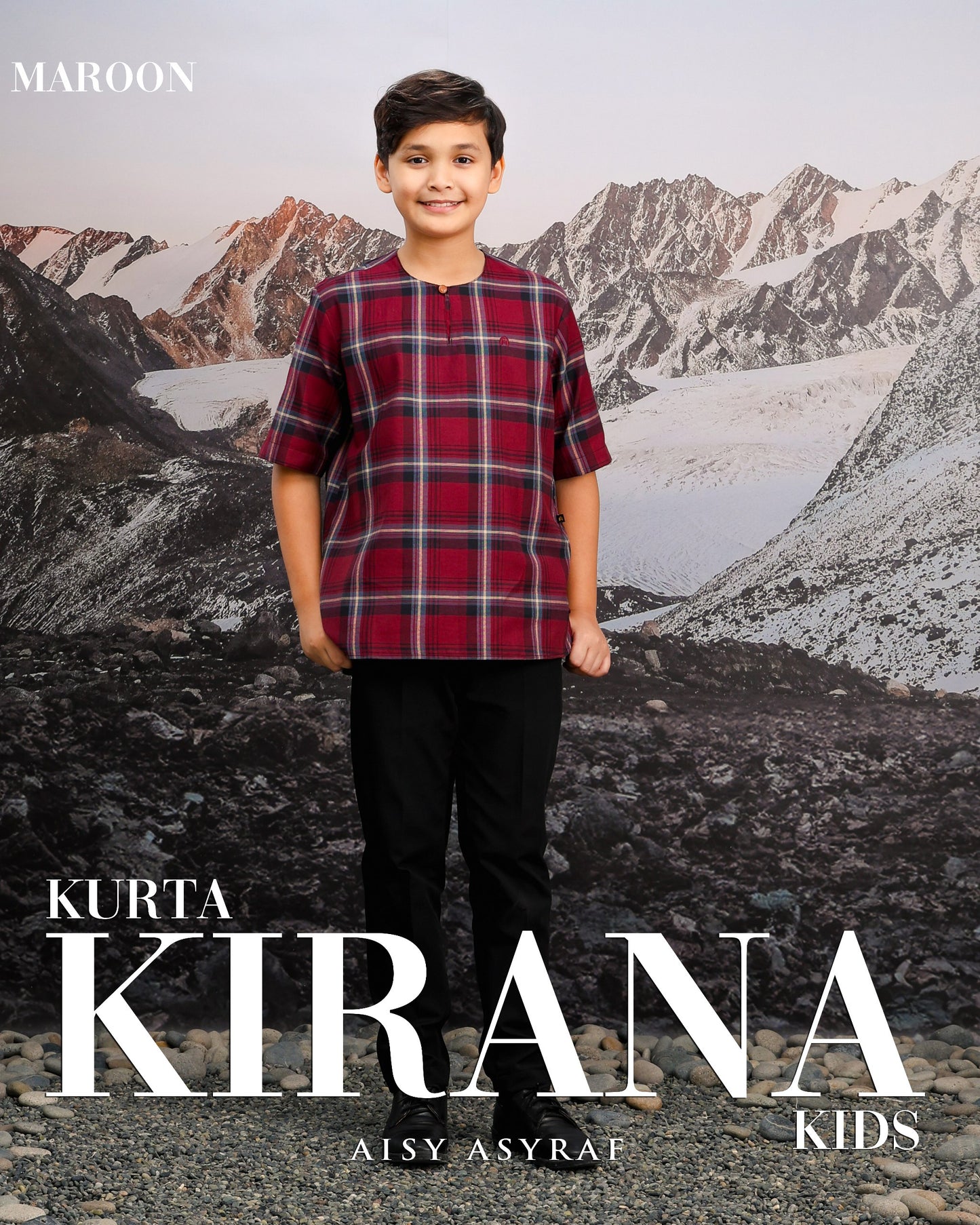 Kurta Kirana Kids - Maroon