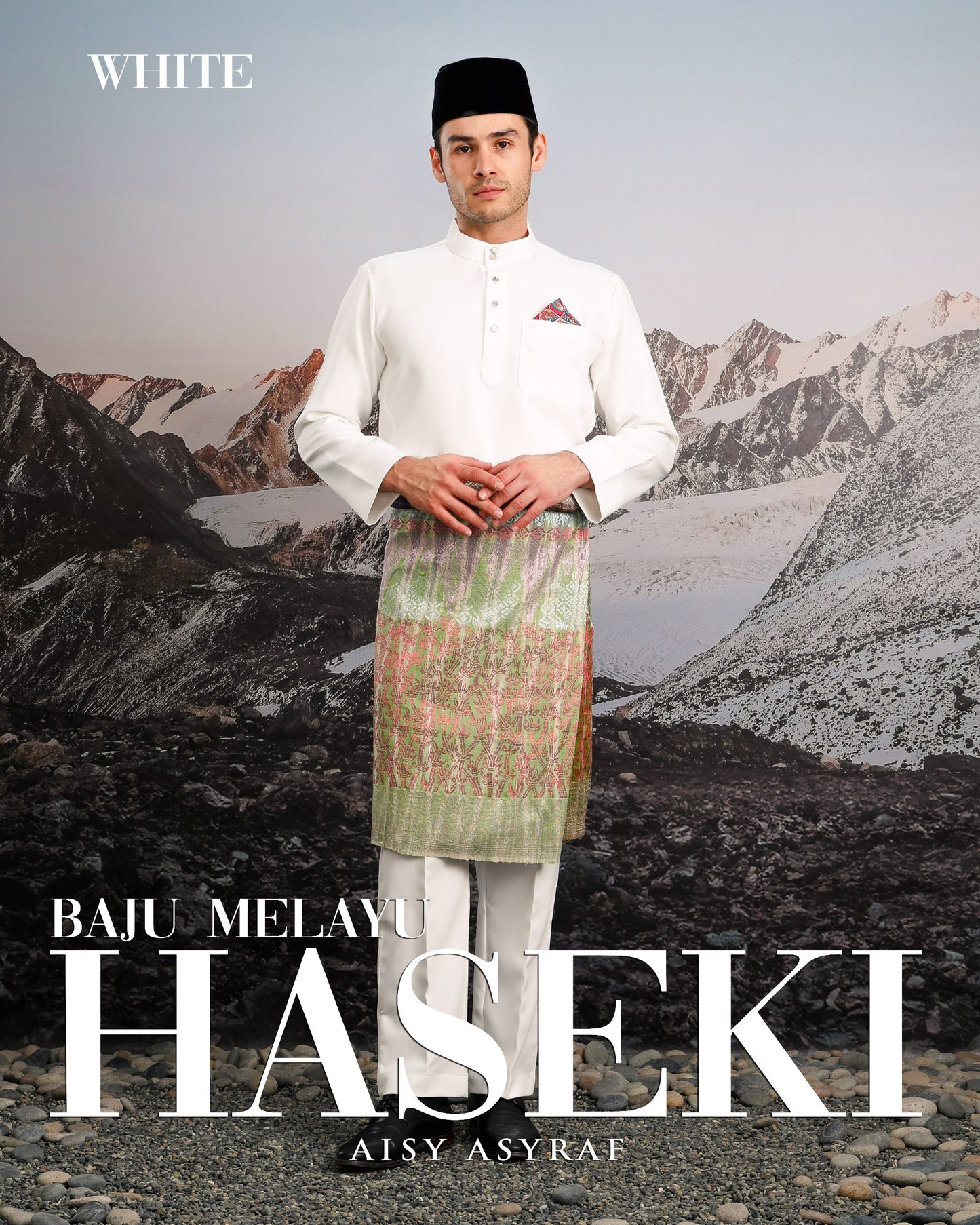 Baju Melayu Haseki - White