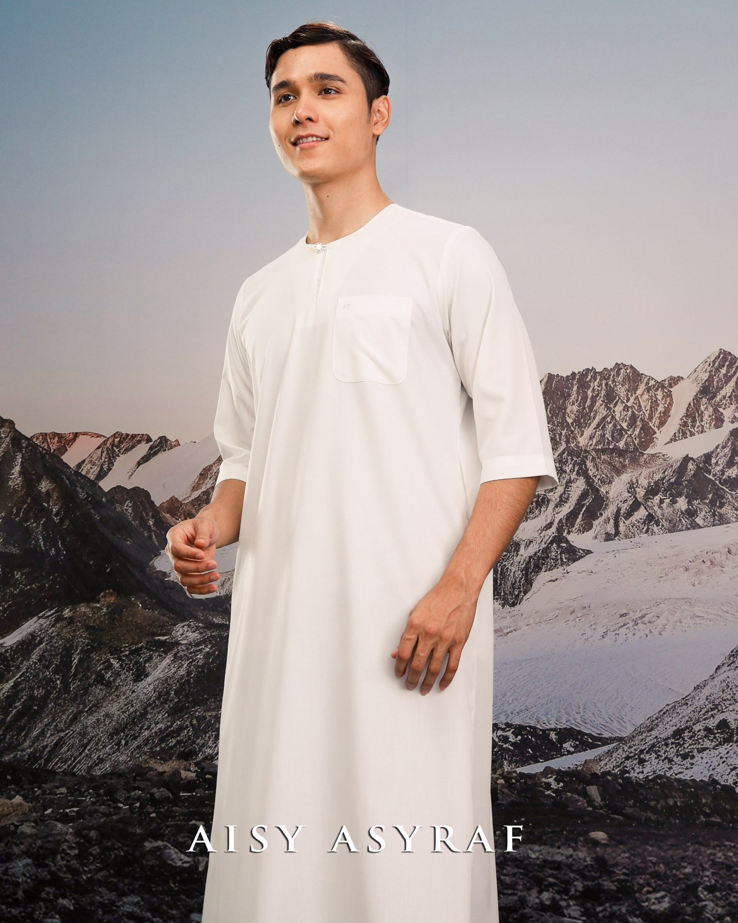 Jubah Luvia - White