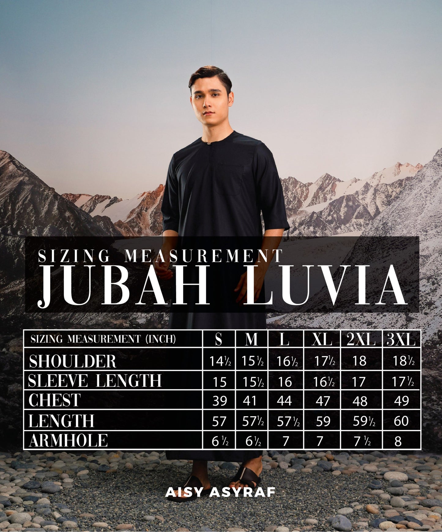 Jubah Luvia - Cedar Brown