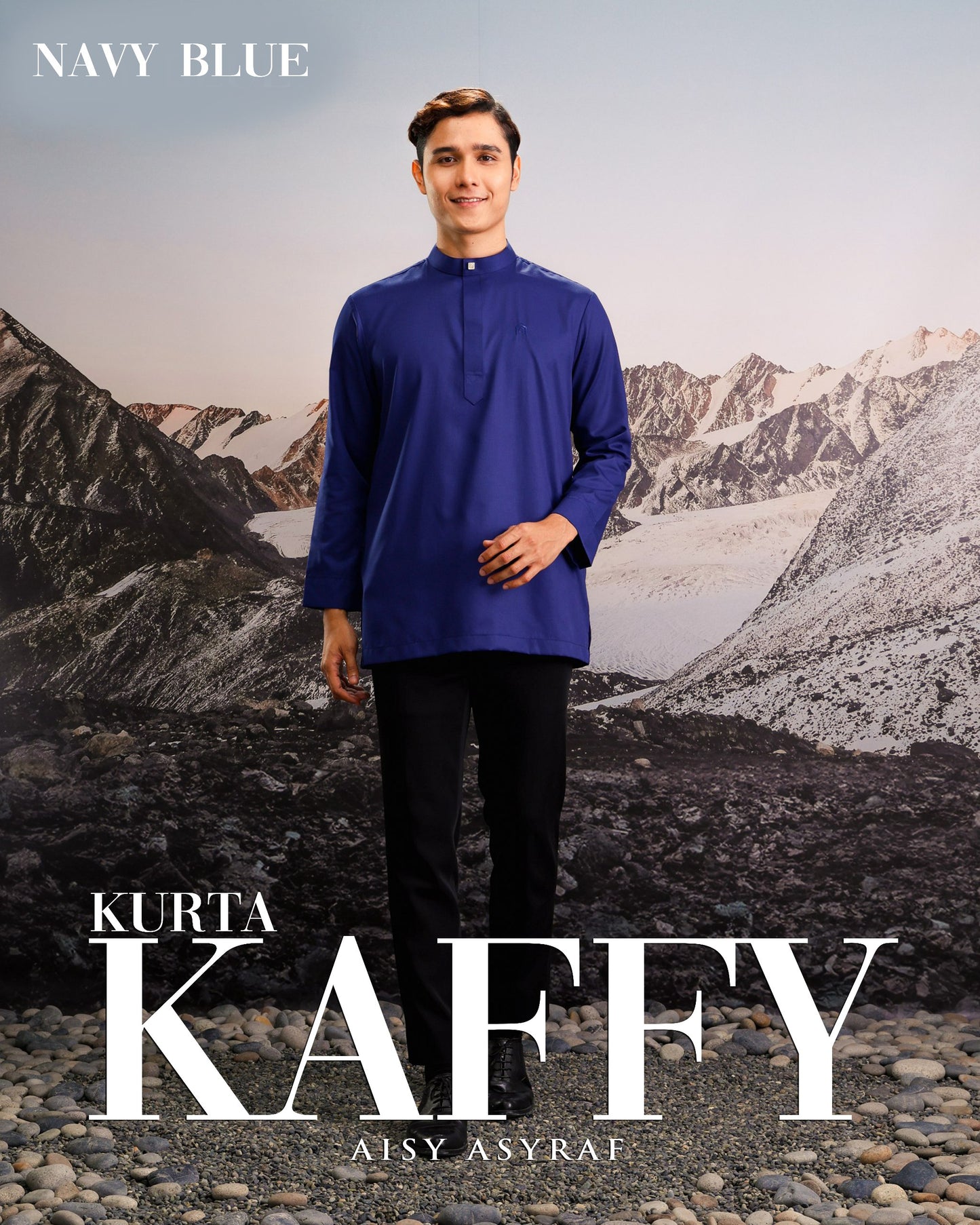 Kurta Kaffy - Navy Blue