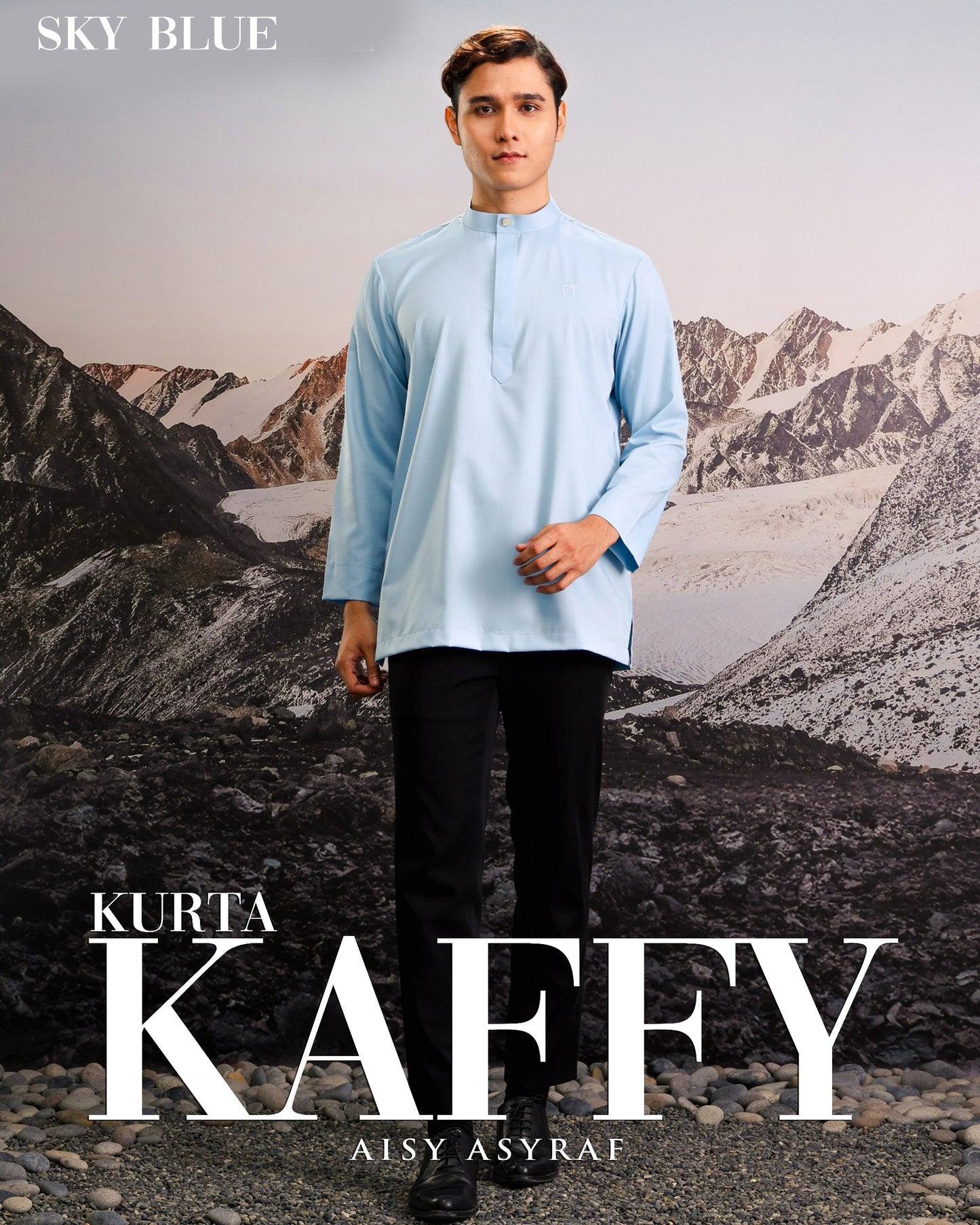 Kurta Kaffy - Sky Blue