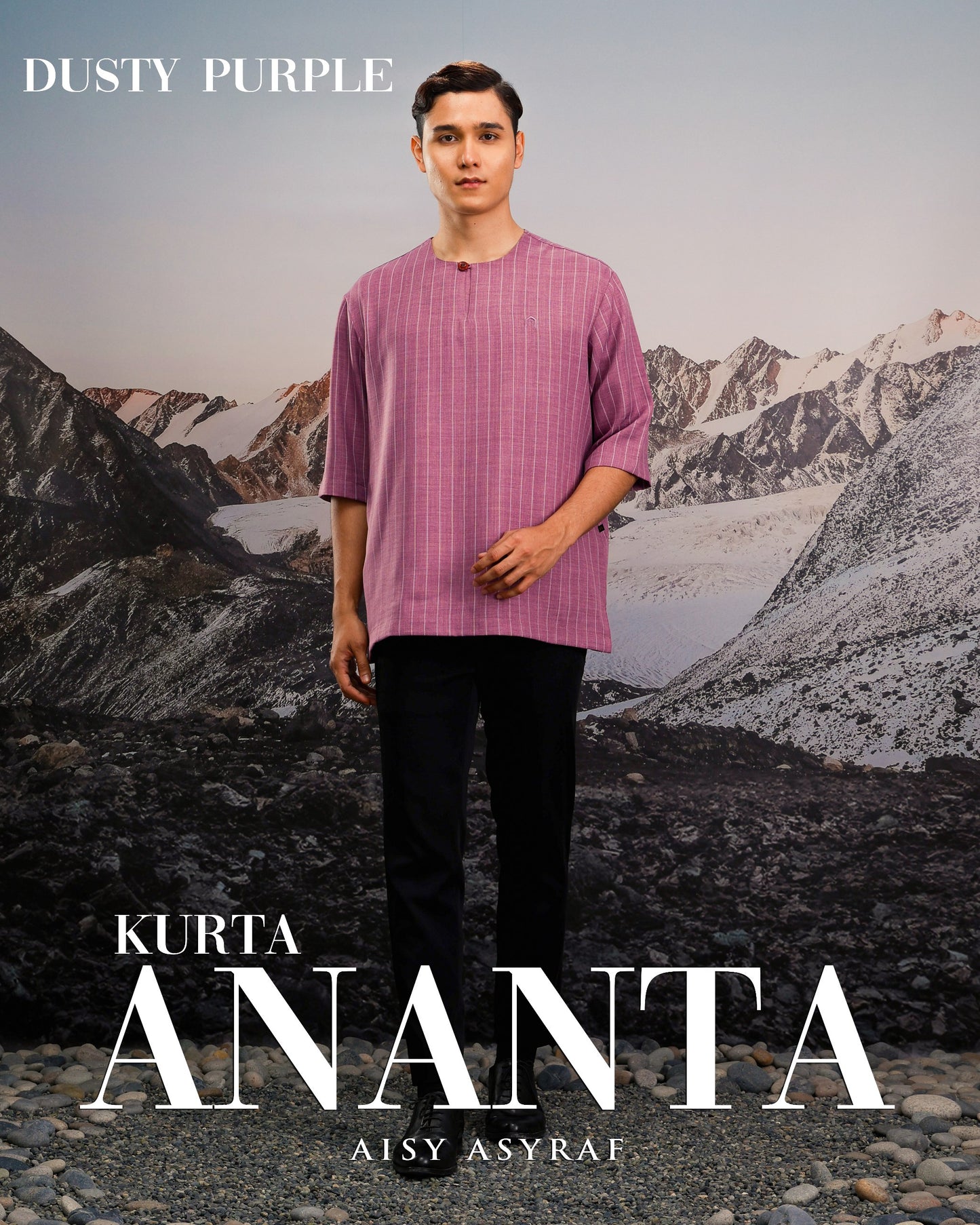 Kurta Ananta - Dusty Purple