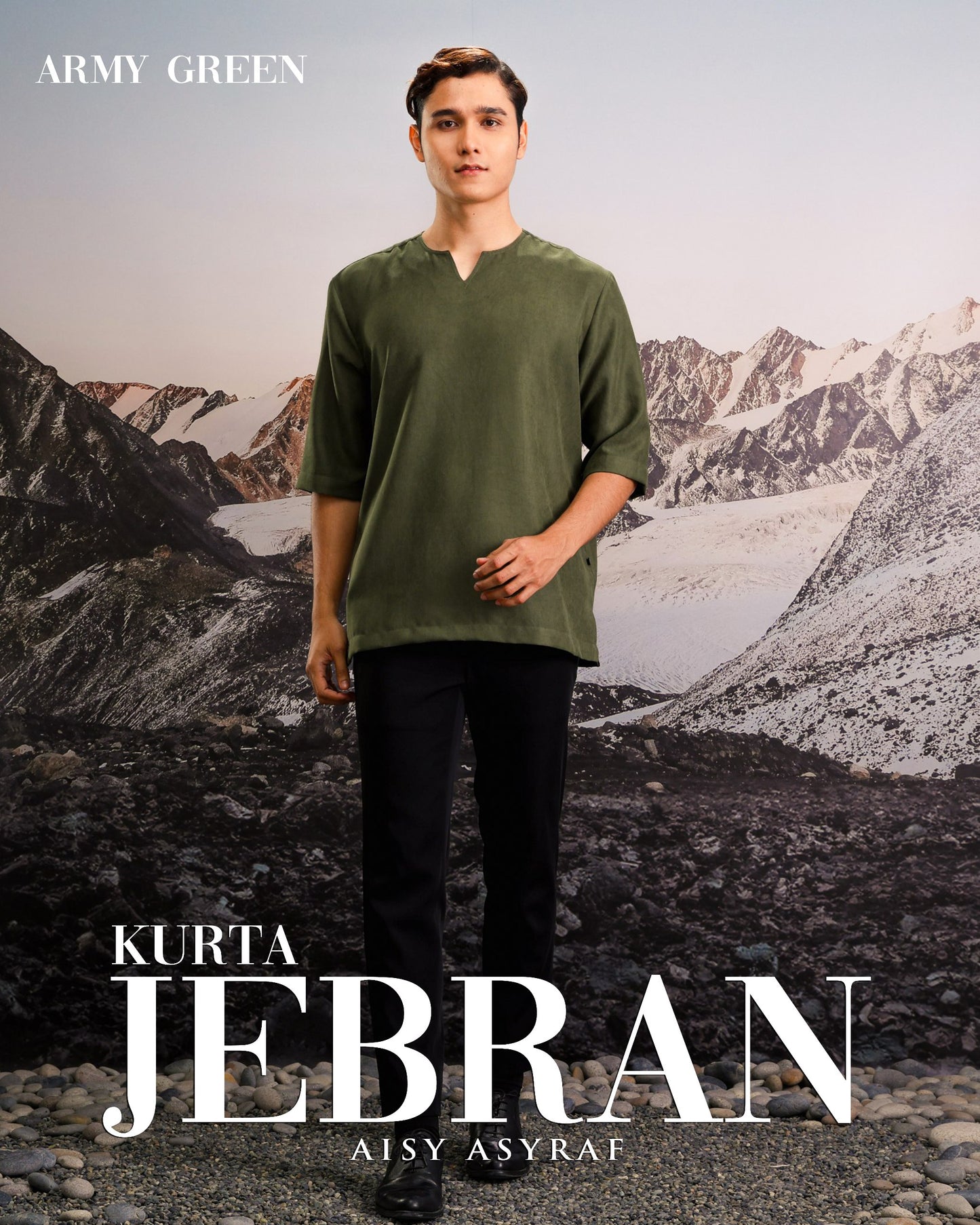 Kurta Jebran - Army Green