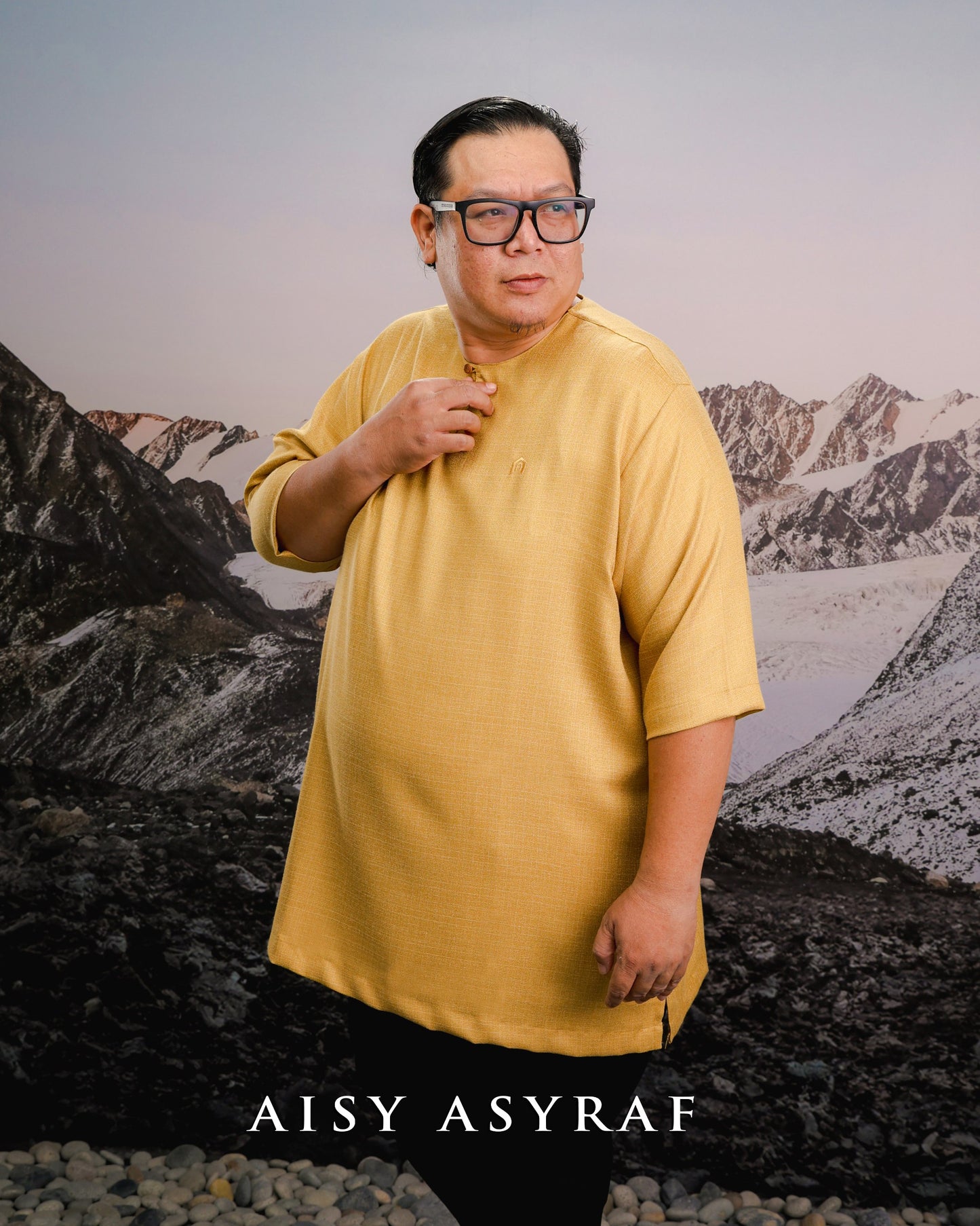 Kurta Khifnu Plussize - Yellow