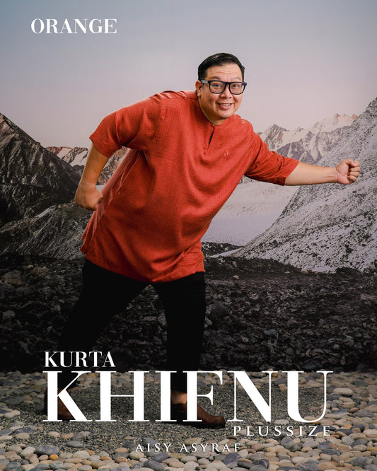 Kurta Khifnu Plussize - Orange