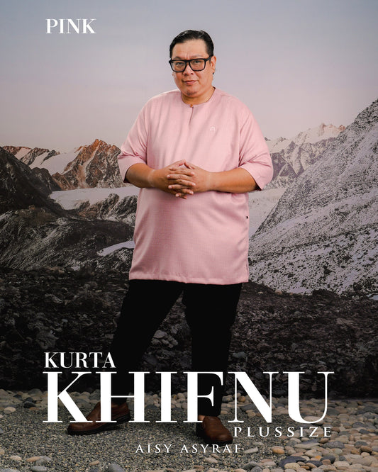 Kurta Khifnu Plussize - Pink